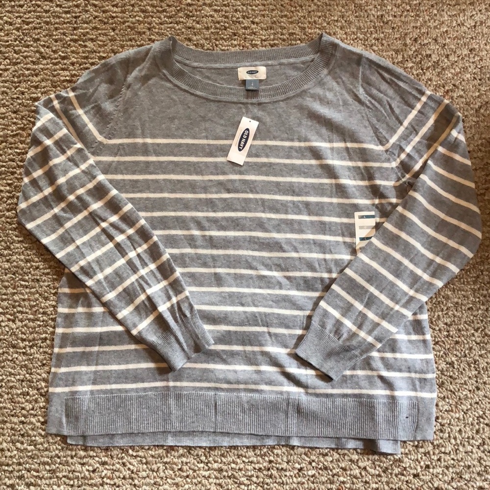 Split sided sweater